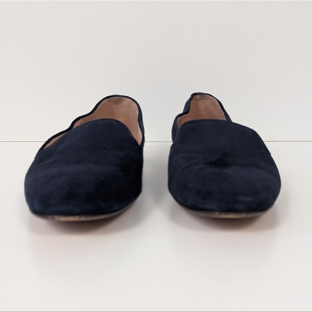 J. Crew Blue Suede Loafers Women's 7.5 - Picture 3 of 9